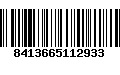 Código de Barras 8413665112933