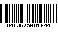 Código de Barras 8413675001944