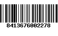 Código de Barras 8413676002278