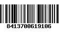 Código de Barras 8413700619106