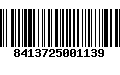 Código de Barras 8413725001139