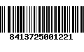 Código de Barras 8413725001221