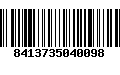 Código de Barras 8413735040098