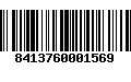 Código de Barras 8413760001569