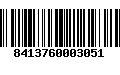 Código de Barras 8413760003051