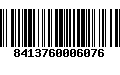 Código de Barras 8413760006076