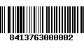 Código de Barras 8413763000002