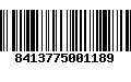 Código de Barras 8413775001189