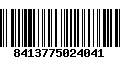 Código de Barras 8413775024041