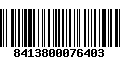 Código de Barras 8413800076403