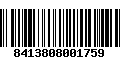 Código de Barras 8413808001759