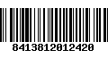 Código de Barras 8413812012420