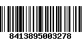 Código de Barras 8413895003278