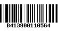 Código de Barras 8413900110564