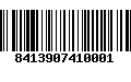 Código de Barras 8413907410001