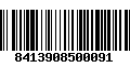 Código de Barras 8413908500091