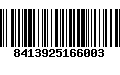 Código de Barras 8413925166003