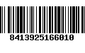 Código de Barras 8413925166010