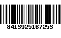 Código de Barras 8413925167253