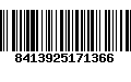 Código de Barras 8413925171366