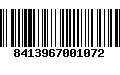 Código de Barras 8413967001072