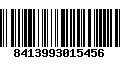 Código de Barras 8413993015456