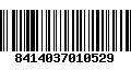 Código de Barras 8414037010529