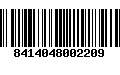 Código de Barras 8414048002209