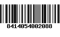 Código de Barras 8414054002088