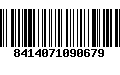 Código de Barras 8414071090679