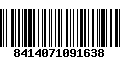 Código de Barras 8414071091638