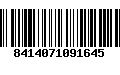 Código de Barras 8414071091645