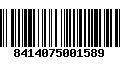 Código de Barras 8414075001589