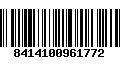 Código de Barras 8414100961772