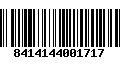 Código de Barras 8414144001717