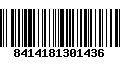 Código de Barras 8414181301436