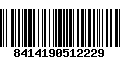 Código de Barras 8414190512229