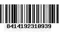 Código de Barras 8414192310939