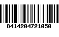 Código de Barras 8414204721050