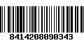 Código de Barras 8414208090343