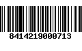 Código de Barras 8414219000713