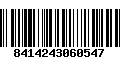 Código de Barras 8414243060547