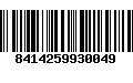 Código de Barras 8414259930049