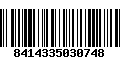 Código de Barras 8414335030748