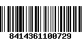 Código de Barras 8414361100729
