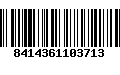 Código de Barras 8414361103713