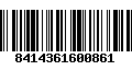 Código de Barras 8414361600861