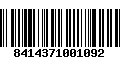 Código de Barras 8414371001092