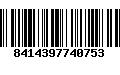 Código de Barras 8414397740753