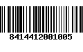 Código de Barras 8414412001005